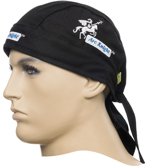 BANDANA IGNIFUGA WELDAS®ARC KNIGHT® ALGODON NEGRO