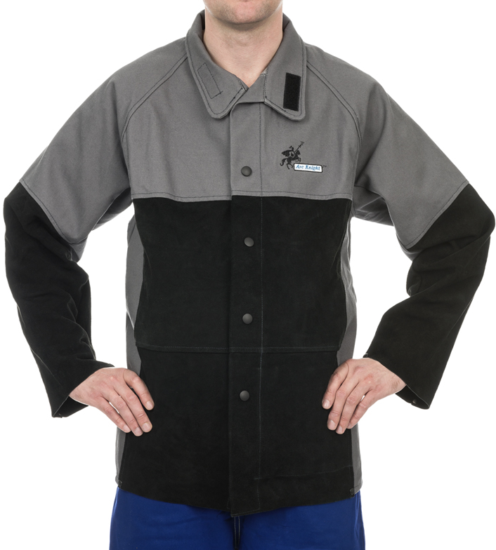 CAZADORA SOLDADURA WELDAS® ARC KNIGHT® ALGODON FR REFUERZO