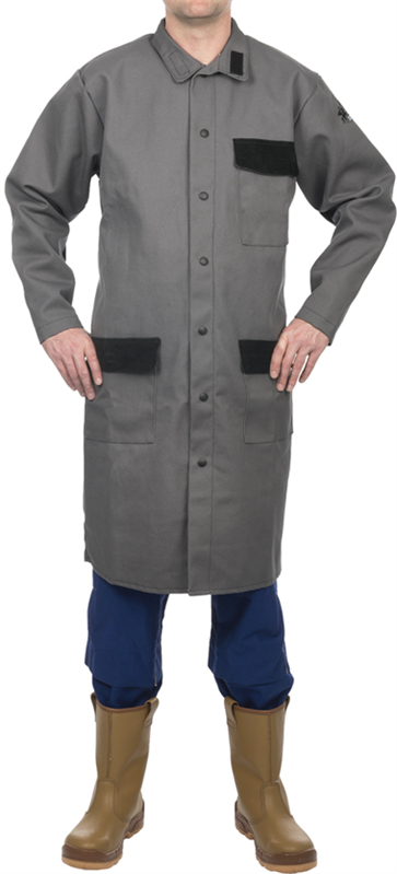 BATA SOLDADOR WELDAS®ARC KNIGHT®ALGODON GRIS