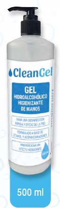 GEL HIDROALCOHOLICO CLEANGEL HIGIENIZANTE MANOS (500 ml)