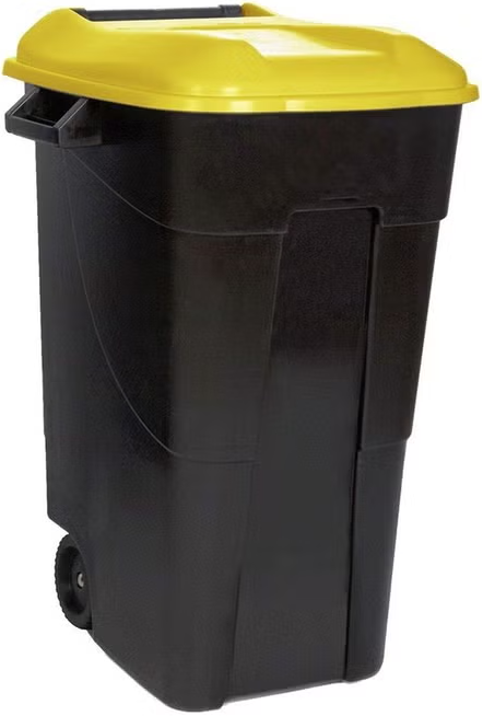 CONTENEDOR RESIDUOS 120 L.RUEDAS COLOR
