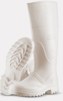 BOTA AGUA FOCA ALTA PVC CAUCHO NITRILO SRA BLANCO