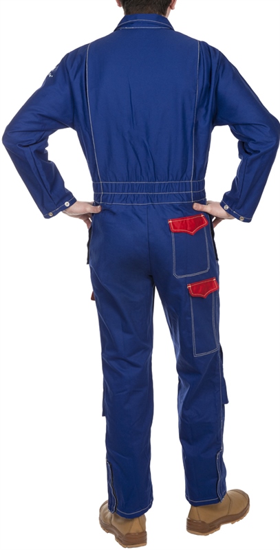BUZO SOLDADOR WELDAS®FIRE FOX® ALGODON AZUL