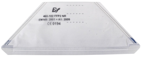 MASCARILLA AUTOFILTRANTE BV FFP2 NR  SIN VALVULA (20 uds)