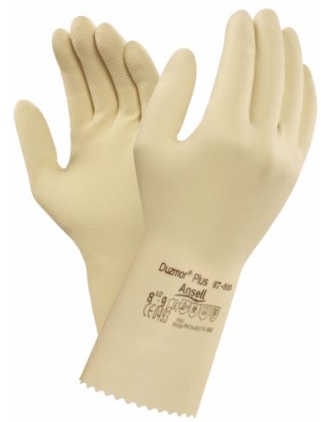 GUANTE ANSELL DUZMOR PLUS LATEX 305 mm (12 pares)
